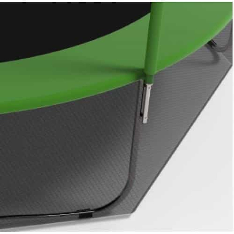 Батут FitToSky Green 183 см с внутренней сеткой и лестницей