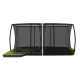 Батут Berg Ultim FlatGround Elite Grey 500x300 см с сеткой Deluxe XL