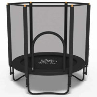 Батут FitToSky Black 152см черный с сеткой