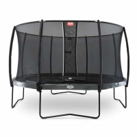 Батут Berg Elite Grey Levels 430 см с сеткой Deluxe