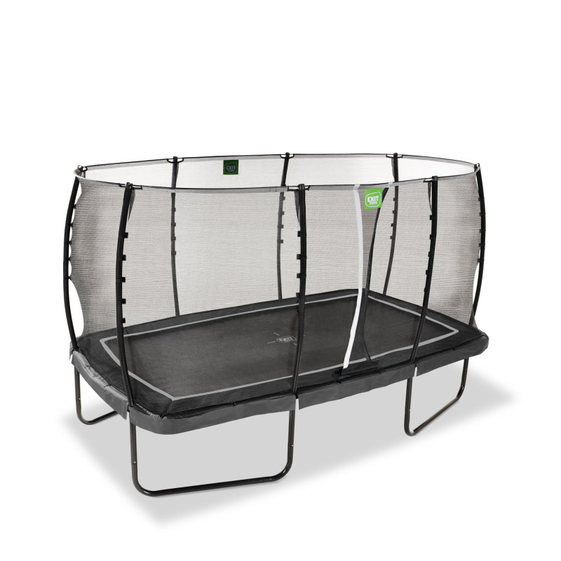Батут Exit Allure Classic 244x427 см Black с сеткой