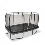 Батут Exit Allure Classic 244x427 см Black с сеткой