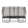 Батут Exit Allure Classic 244x427 см Black с сеткой