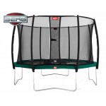 Батут Berg Favorit Green Tattoo 430 см с сеткой Deluxe