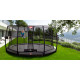 Батут Berg InGround Champion Grey 330 см с сеткой Deluxe