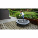 Батут Exit Tiggy Black/Grey 140 см  з ручкою