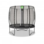 Батут Exit Allure Classic 253 см Black с сеткой