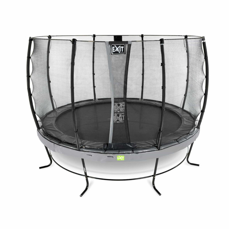 Батут Exit Elegant Grey 366 см с сеткой Economy