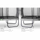 Батут Exit Elegant Premium Grey 214x366 см с сеткой Deluxe