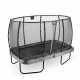 Батут Exit Elegant Premium Grey 214x366 см с сеткой Deluxe