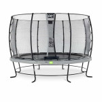 Батут Exit Elegant Grey 366 см с сеткой Economy
