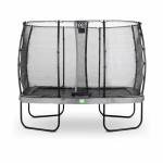 Батут Exit Elegant Grey 214x366 см с сеткой Economy