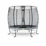 Батут Exit Elegant Grey 253 см с сеткой Economy