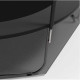 Батут FitToSky Black 183 см з внутрішньою сіткою та драбинкою