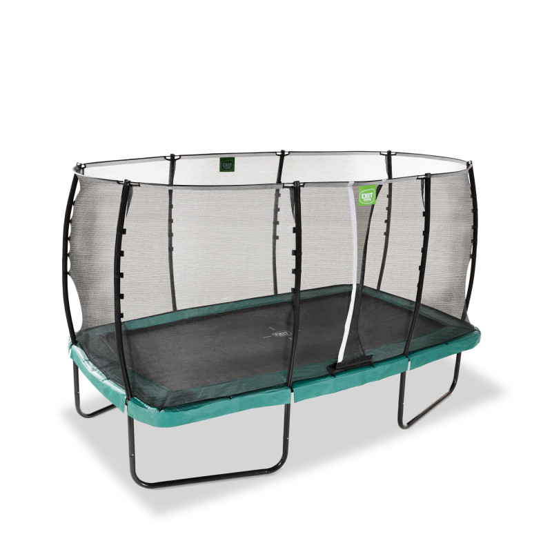 Батут Exit Allure Classic 244x427 см Green с сеткой