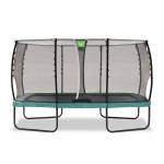 Батут Exit Allure Classic 244x427 см Green с сеткой