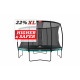 Батут Berg Elite Green 430 см с сеткой Deluxe XL