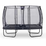 Батут Exit Elegant Premium Black 244x427 см с сеткой Deluxe