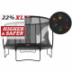 Батут Berg Champion Grey Levels 430 см с сеткой Deluxe XL