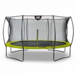 Батут Exit Silhouette Green 427 см с сеткой