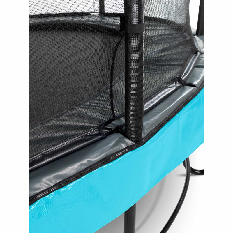 Батут Exit Elegant Premium Blue 253 см с сеткой Deluxe