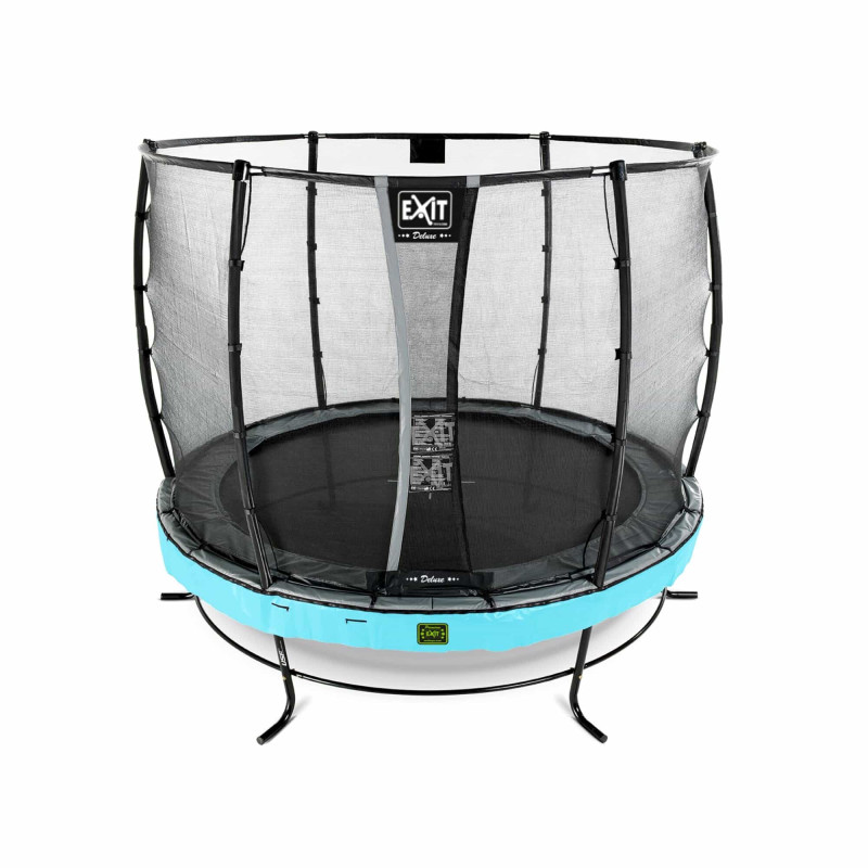 Батут Exit Elegant Premium Blue 253 см с сеткой Deluxe