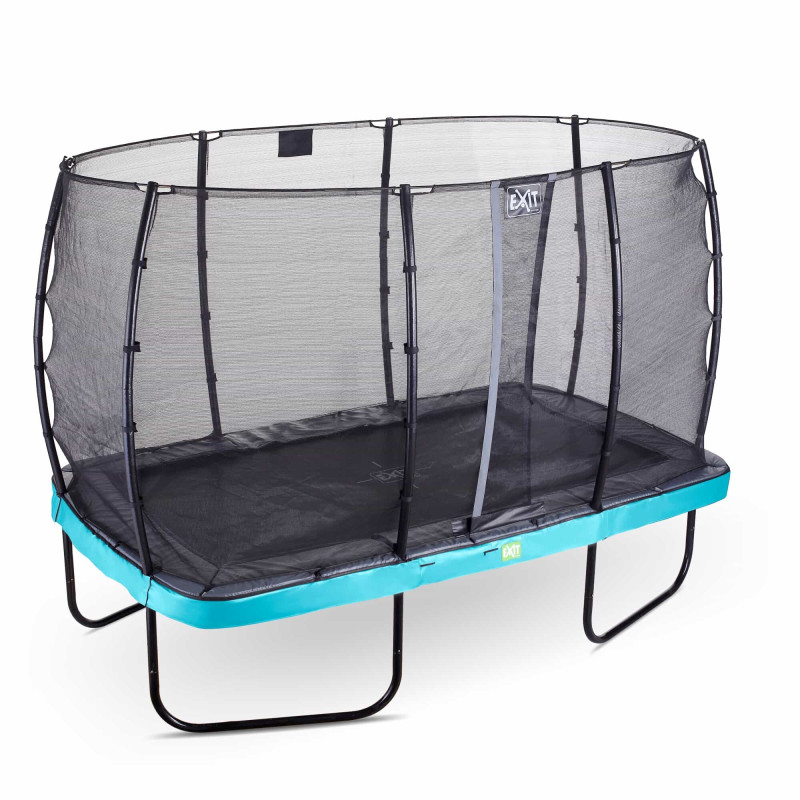 Батут Exit Elegant Blue 214x366 см с сеткой Economy
