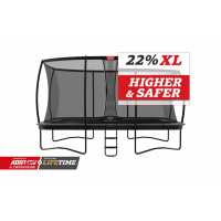 Батут Berg Ultim Champion Grey 410x250 см с сеткой Deluxe XL