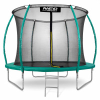 Батут Neo Sport 252 см с сеткой и лестницей