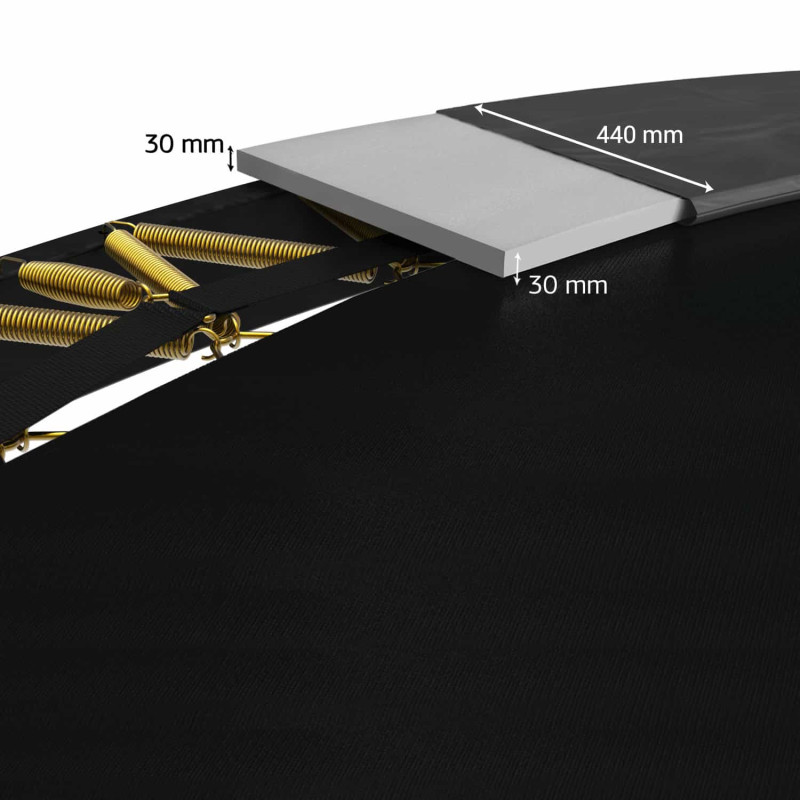 Батут Berg FlatGround Elite Grey 380 см