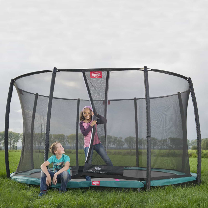 Батут Berg InGround Champion Green 270 см с сеткой Deluxe