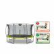 Батут Exit Silhouette Green 366 см с сеткой