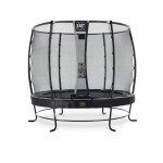 Батут Exit Elegant Premium Black 253 см с сеткой Deluxe