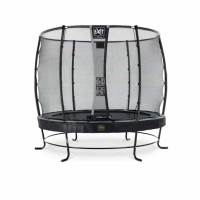 Батут Exit Elegant Premium Black 253 см з сіткою Deluxe