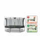 Батут Exit Silhouette Black 366 см с сеткой