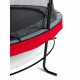 Батут Exit Elegant Red 366 см с сеткой Economy