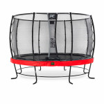 Батут Exit Elegant Premium Red 366 см с сеткой Deluxe