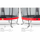Батут Exit Elegant Red 253 см с сеткой Economy