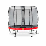 Батут Exit Elegant Red 253 см с сеткой Economy
