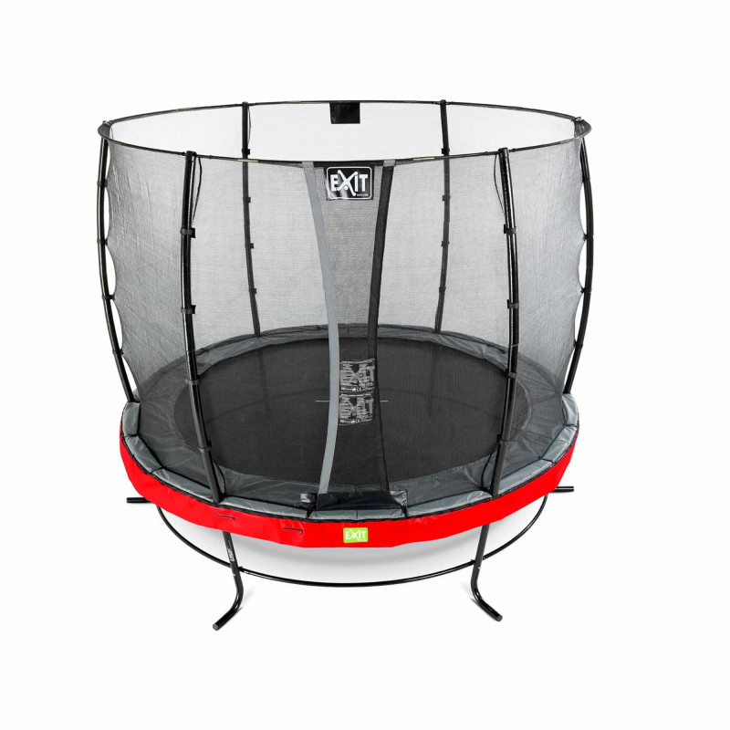 Батут Exit Elegant Red 253 см с сеткой Economy