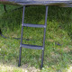 Батут inSPORTline Flea 430 см с сеткой и лестницей