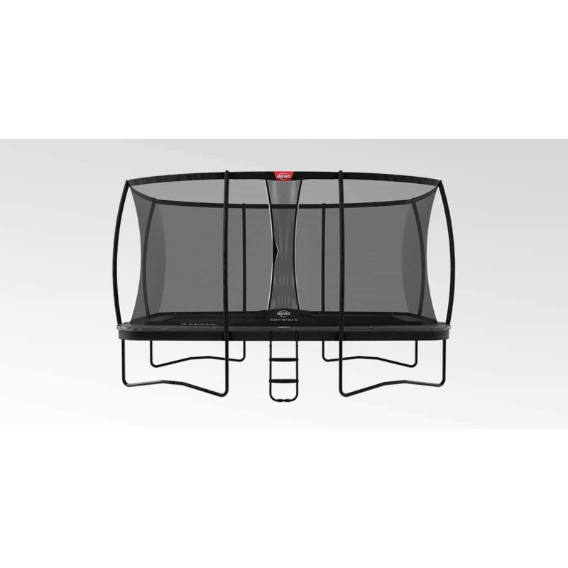 Батут Berg Ultim Elite Black 500x300 см с сеткой Deluxe XL