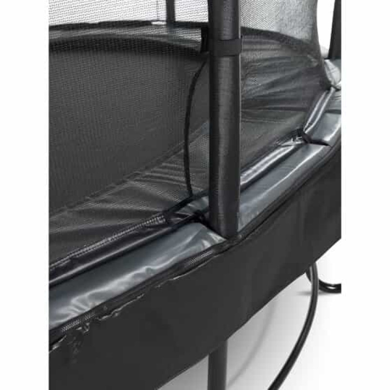 Батут Exit Elegant Premium Black 305 см с сеткой Deluxe