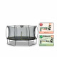 Батут Exit Silhouette Black 427 см с сеткой
