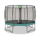 Батут Exit Allure Premium 366 см Green с сеткой