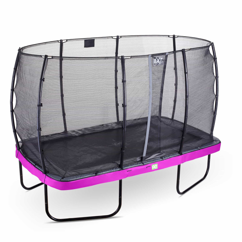 Батут Exit Elegant Purple 214x366 см с сеткой Economy