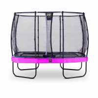 Батут Exit Elegant Premium Purple 214x366 см з сіткою Deluxe