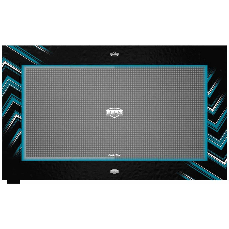 Батут Berg Ultim FlatGround Elite Black 500x300 см