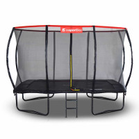 Батут inSPORTline Flea 274x183 см з сіткою і драбинкою