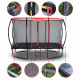 Батут inSPORTline Flea 274x183 см с сеткой и лестницей